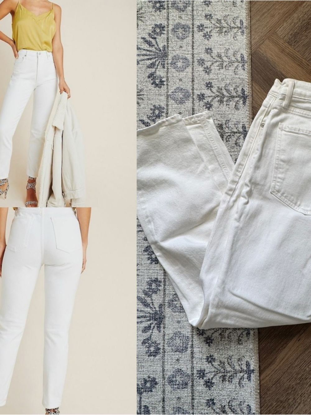 AGOLDE Nico White Denim